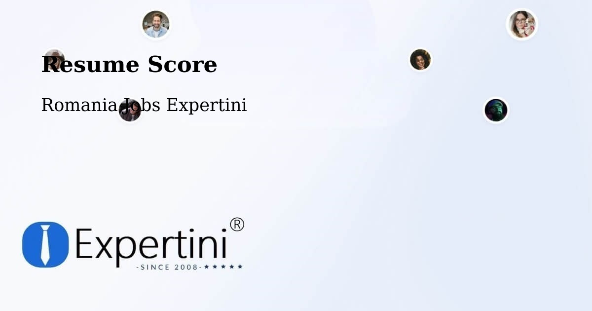 Resume Score & Job Description Match Tool – Goranu - Romania Jobs Expertini