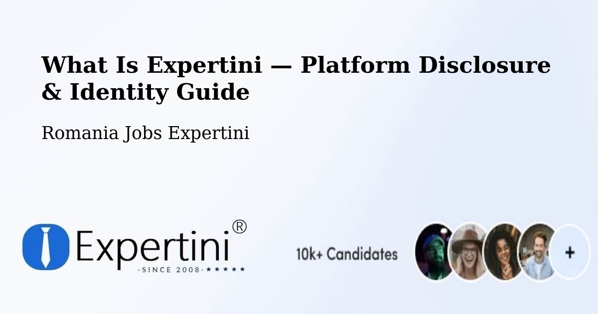 What Is Expertini — Platform Disclosure & Identity Guide – Goranu